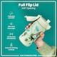 image 4 of Leak Proof Kids Water Bottle, Stainless Steel, 400ml (13oz) | Green | Panda | One Size