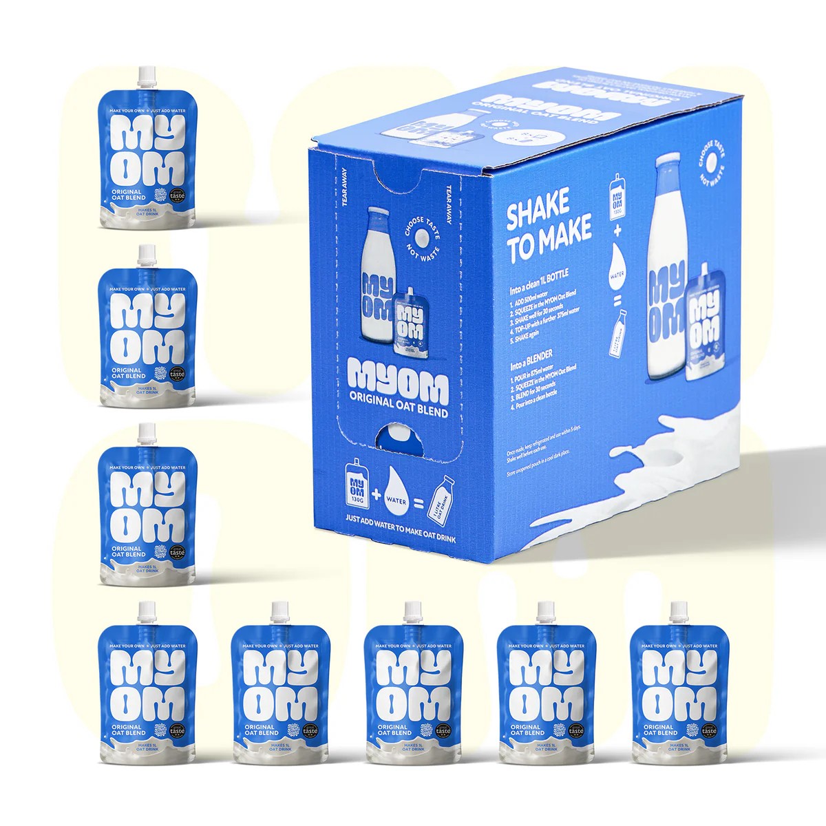 MYOM 1L Original Oat Milk-Free Drink Premix Multipack