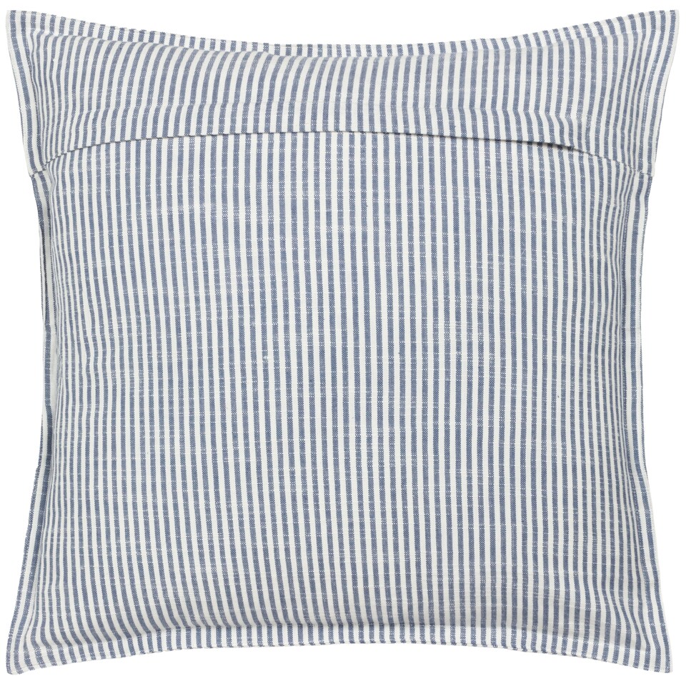 image 1 of Yard Truro Stripe 100% Cotton Cushion, Skyline, 45 x 45cm