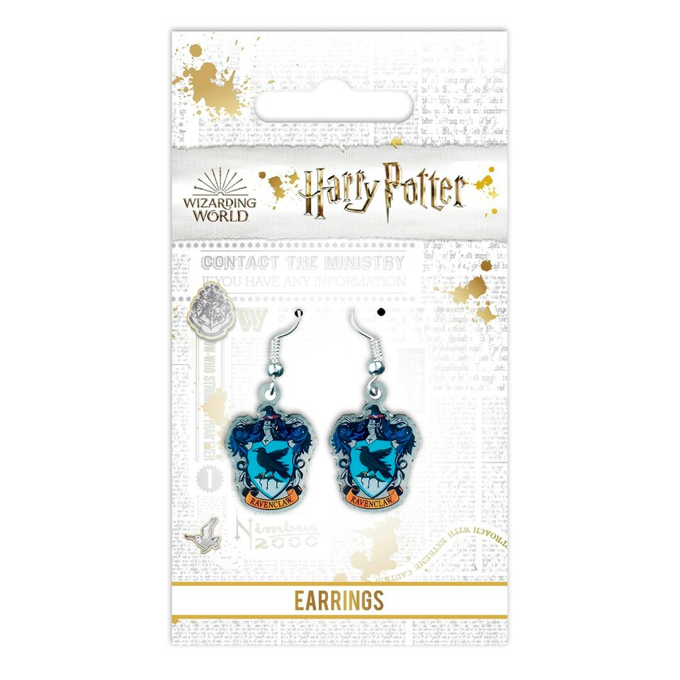 image 1 of Harry Potter Ravenclaw Crest Earrings WE0025