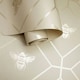 image 4 of Holden Décor Bee Wallpaper - Taupe - One Size Brown