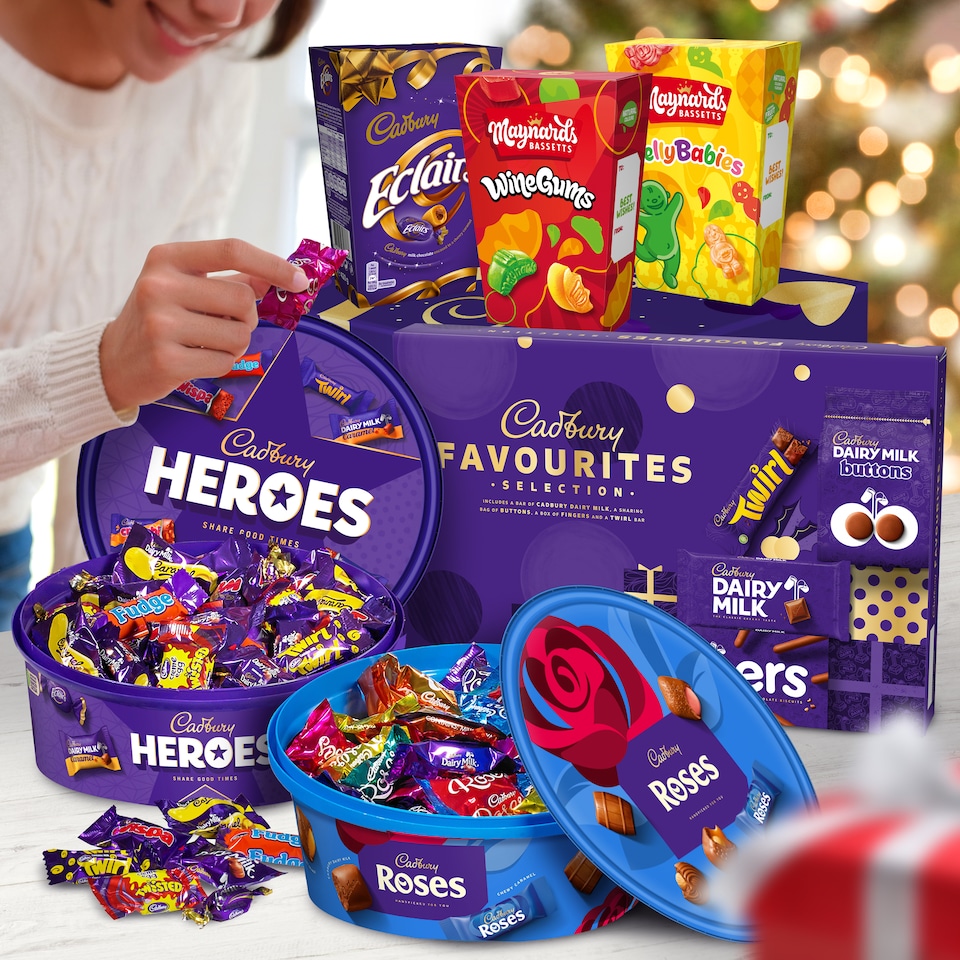 image 1 of Cadbury Christmas Chocolate Hamper- Large