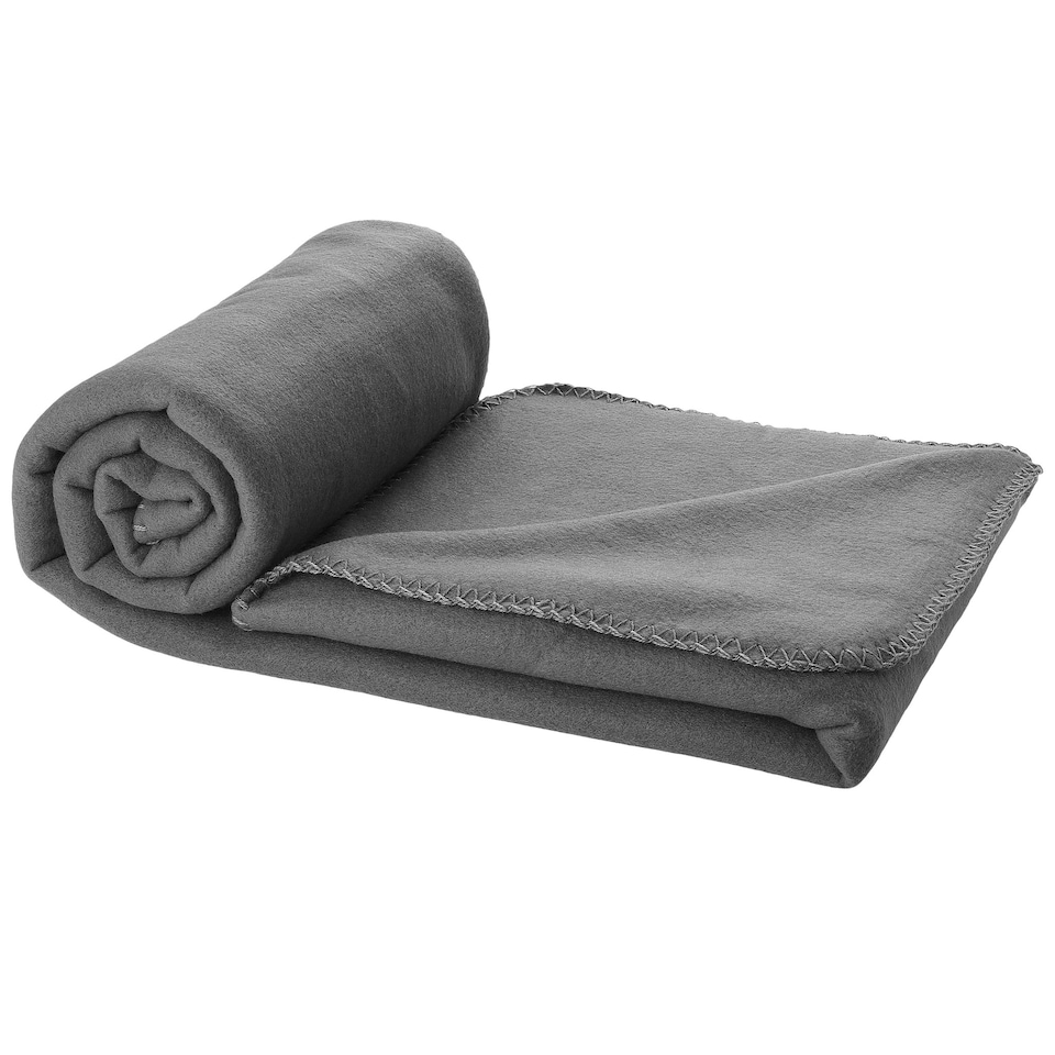 image 1 of Bullet Huggy Blanket And Pouch (Pack of 2) - Anthracite - 150 x 120 cm