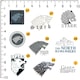 image 2 of Game Of Thrones Deluxe Stark Stickers (Pack of 100) - Multicoloured - One Size (UTTV19565)