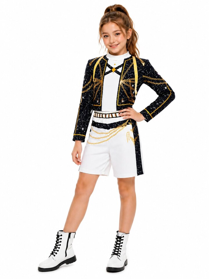 image 1 of Girls Starlight Diva Kids Halloween Childs Fancy Dress Costume Outfit (XL 10-12 Years)