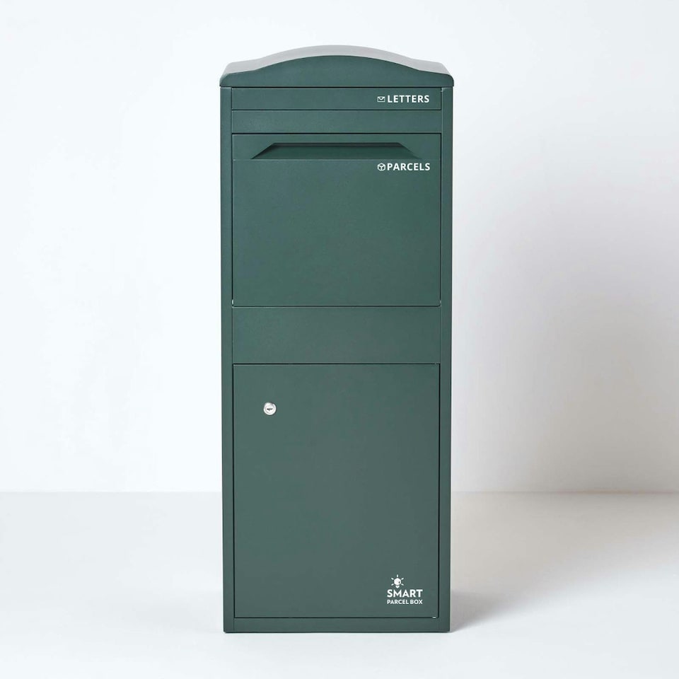 image 1 of SMART PARCEL BOX® Large Curved Top Front Access Green Green
