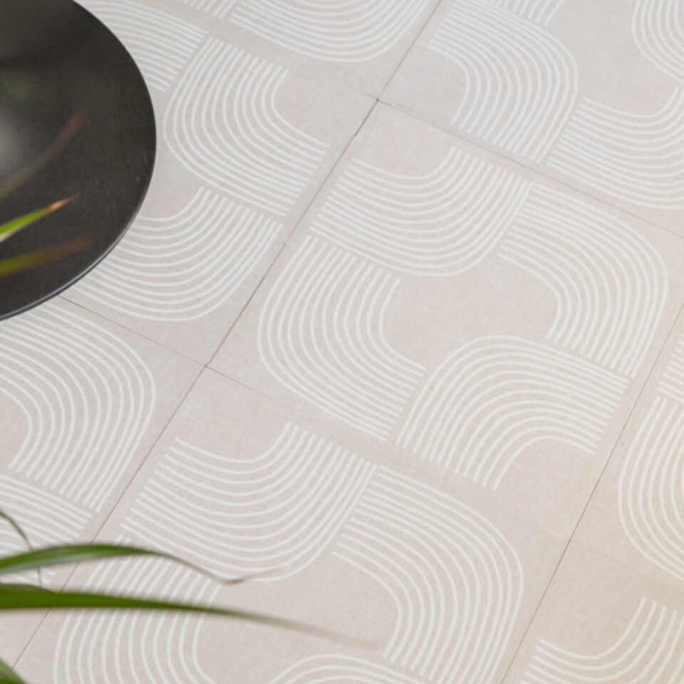 image 1 of d-c-fix Soft Angles 30.48 x 30.48cm Self-adhesive Vinyl Floor Tiles Pack 33 | 3sqm