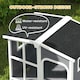 image 6 of PawHut Wooden Dog Kennel, Dog House w/ Removable Floor or Large Dogs 