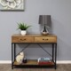 image 6 of Willis Satin Nickel Glass Table Lamp Grey