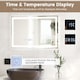 image 6 of COSTWAY 75 x 50 CM LED Lighted Bathroom Mirror Wall Mounted