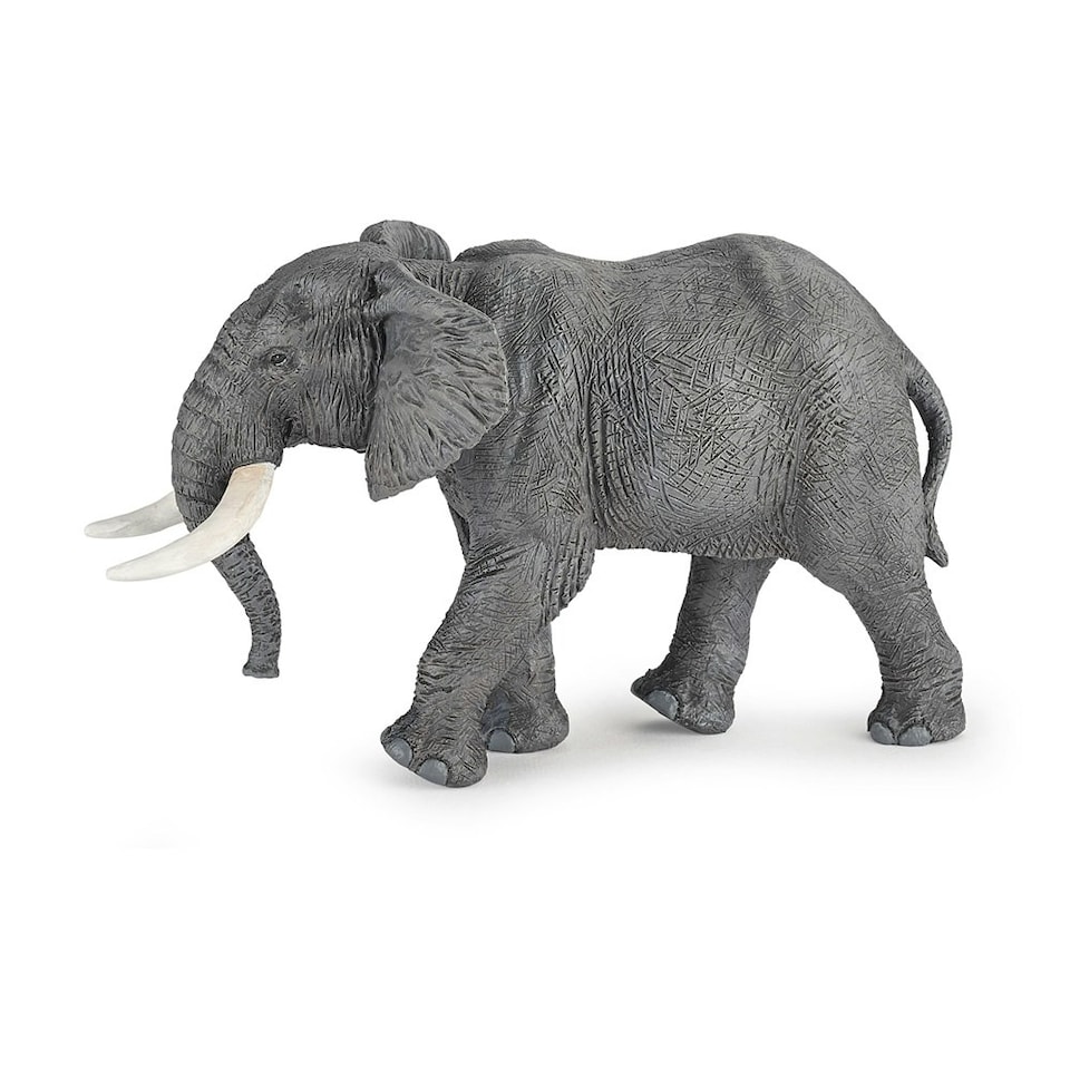 image 1 of PAPO Wild Animal Kingdom African Elephant Toy Figure