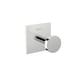 image 1 of Cosmic Wall Mount Towel Hook with Durable Metal for Bathroom, Light Grey