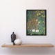 image 4 of Farm Garden with Sunflowers Vintage Framed Wall Art Print Gustav Klimt 12x16"