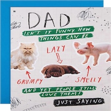 How Things Can Be' Design Dad Funny Birthday Card
