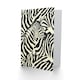 image 2 of Animal White Zebra Stripe Pattern Bold Arty Birthday Card