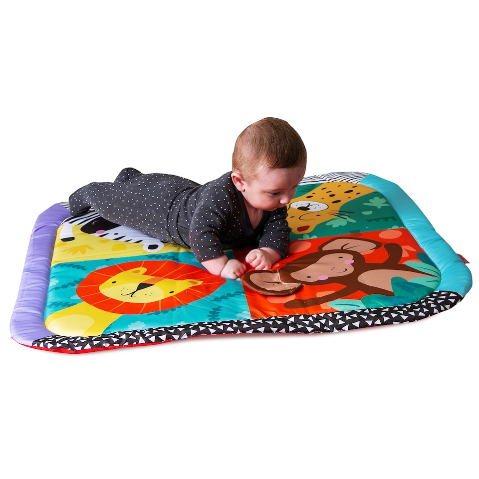 image 1 of Red Kite Padded Play Gym - Wild Safari | Green | Wild Safari | One Size | 1