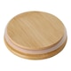 image 6 of Living and Home 5Pcs Glass Jars Storage Container With Bamboo Lid | Brown