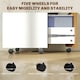 image 6 of HOMCOM 2 Drawer Filing Cabinet with Adjustable Hanging Bars for A4 and Letter