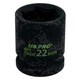 image 1 of 22mm Metric Shallow Impact Impacted European Style Socket 1/2" Drive 6 Sided