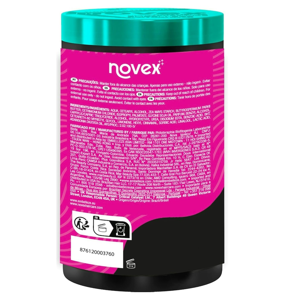 image 1 of Novex Mystic Black Hair Mask 400g