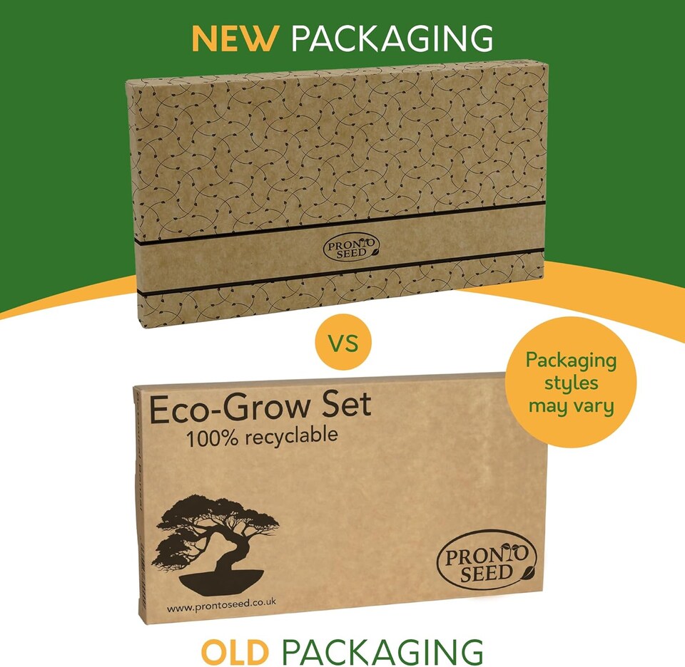 image 1 of Pronto Seed Grow Your Own Bonsai Tree Kit - 5 Bonsai Seed Varieties - Gardening Gifts for Men and Women