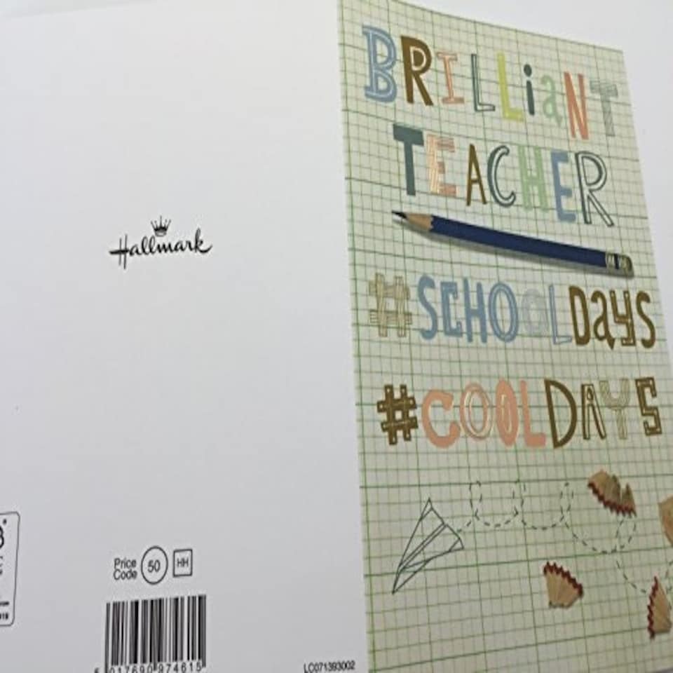 image 1 of Brilliant Teacher School Days Thank You Teacher Card