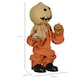 image 5 of HOMCOM 77cm Outdoor Halloween Decoration Scarecrow, Standing Scarecrow Prop Life Size with Sound and Motion Activated, Light Up Eyes, Howling Sound, Posable Arms, Moving Hands
