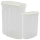 image 3 of 2 x 3L Dry Food Clear Plastic Airtight Cereal Container Perfect For Kitchen Cupboards Locks In Freshness | Clear