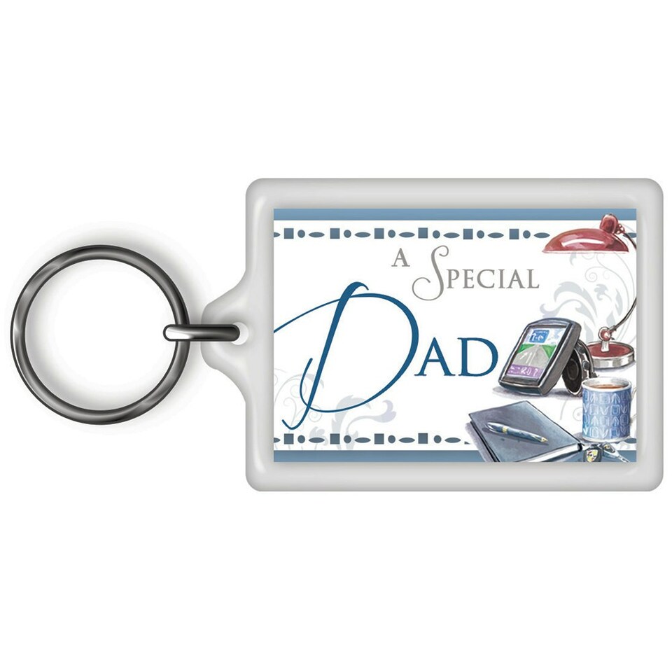 image 1 of A Special Dad Celebrity Style World's Best Keyring