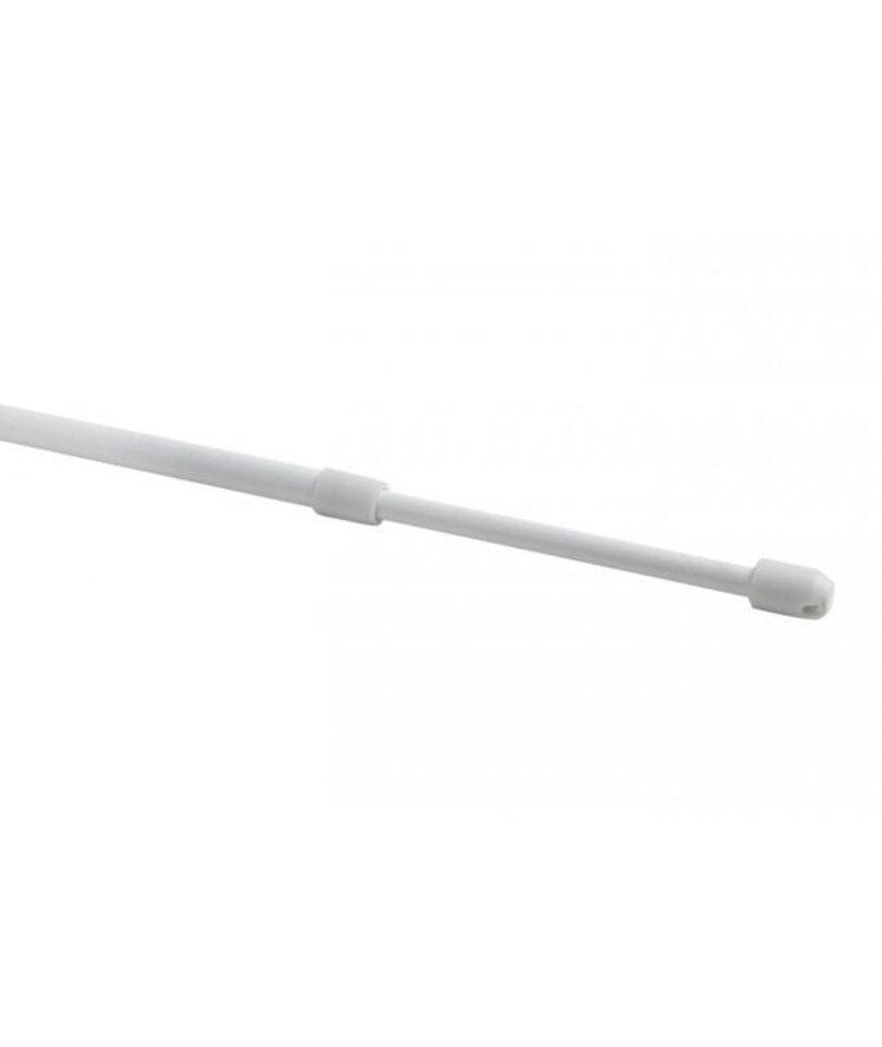 Extendable Curtain Net Rod 40 - 60cm | White | White