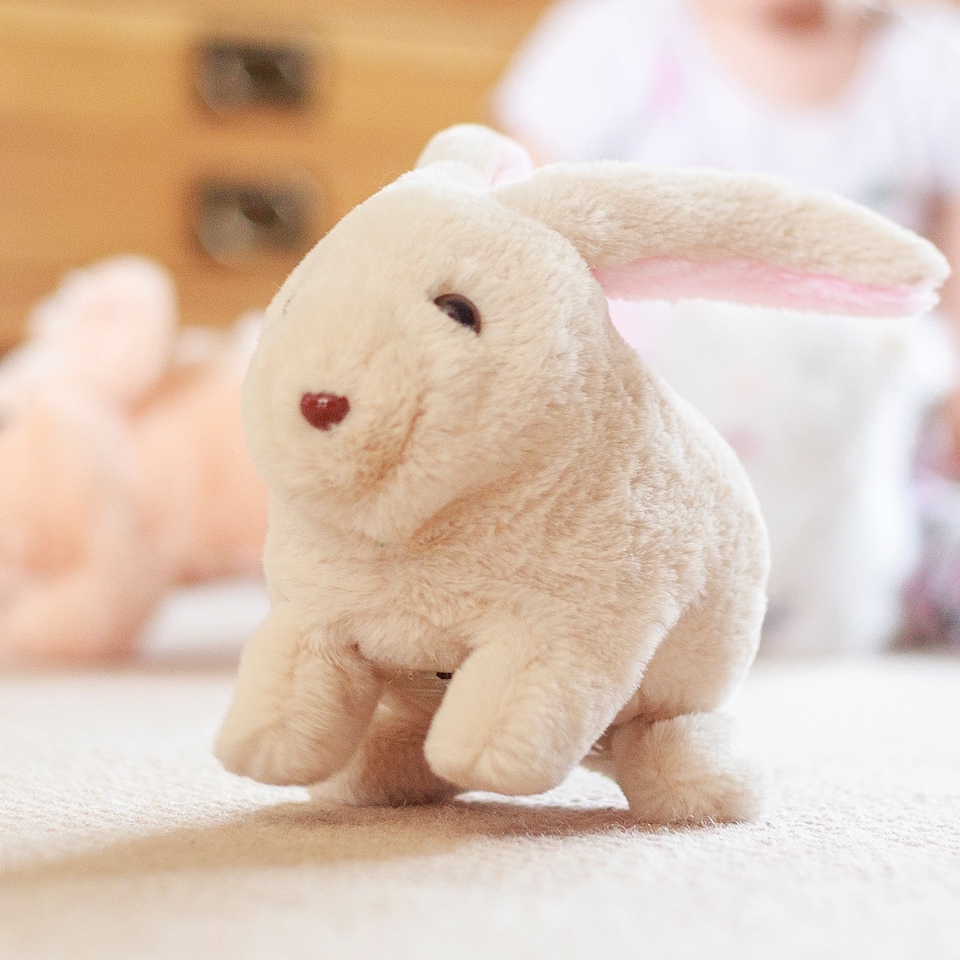 image 1 of Bouncing Bunny Rabbit – Soft Plush Toy with Fun Hopping Action