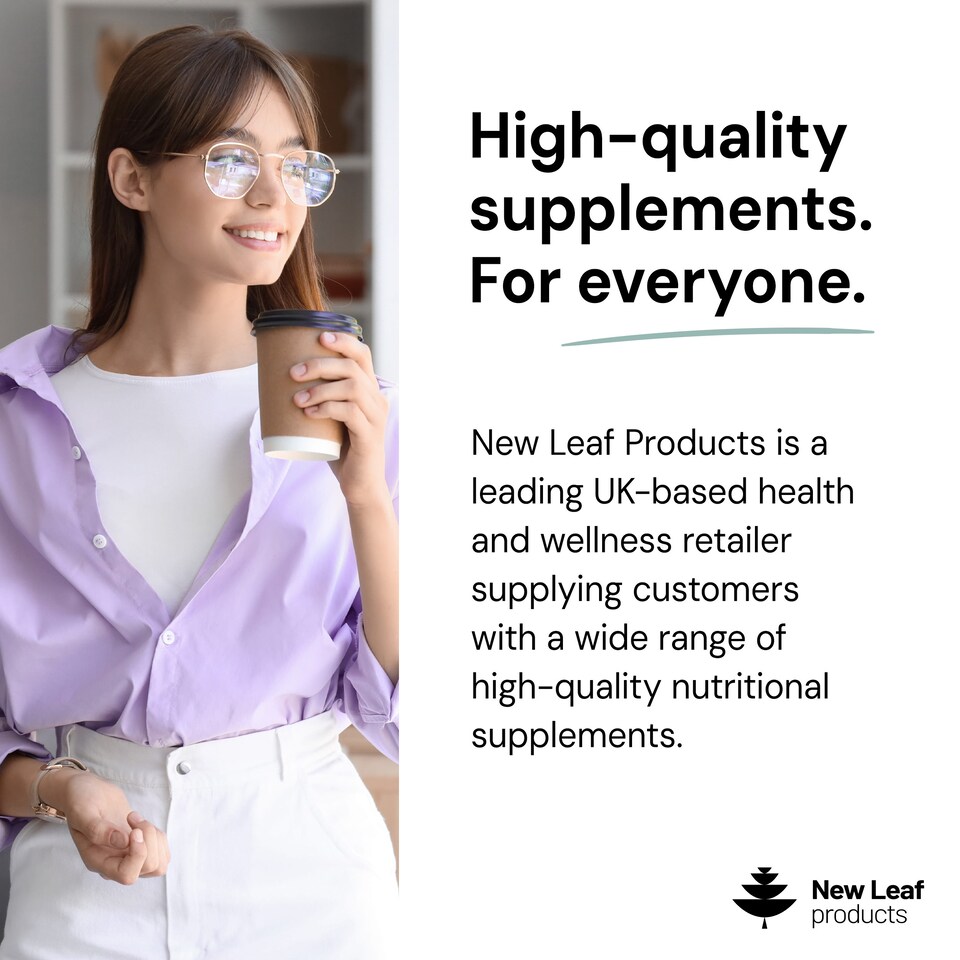 image 1 of New Leaf L-Tyrosine Capusles - 1100mg P/S - 120 Vegan Amino Acid Supplemenys