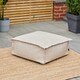 image 3 of icon Dolce Indoor Outdoor Pouffe Footstool Beige Bean Bags Cream