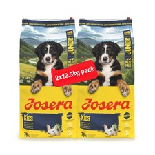 Josera Junior Kids complete puppy food | Gluten-free | Medium & large breeds | Lots of meat | Optimal development | Omega 3 from Salmon Oil | 2x12.5kg pack