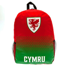 FA Wales Cymru Backpack - Red/Green - One Size