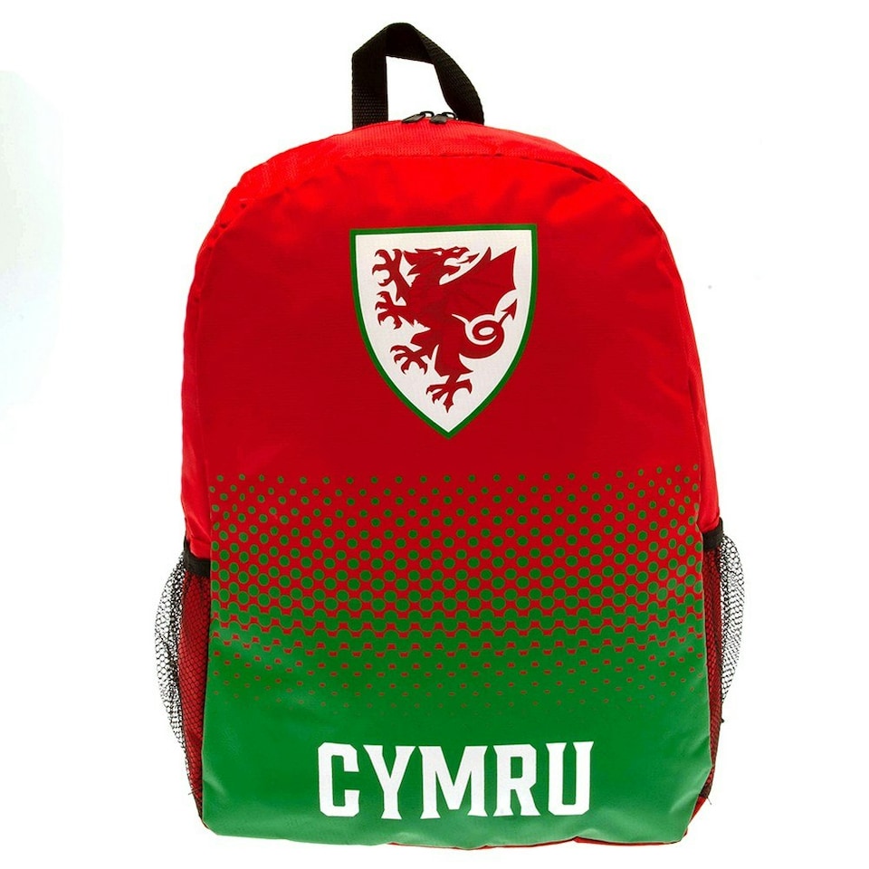 image 1 of FA Wales Cymru Backpack - Red/Green - One Size