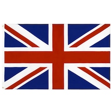 Henbrandt United Kingdom Polyester Union Jack Flag - Red/Blue/White - One Size