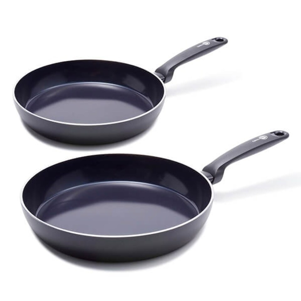 image 1 of GreenPan Torino Non-Stick 24cm & 28cm Frying Pan Set