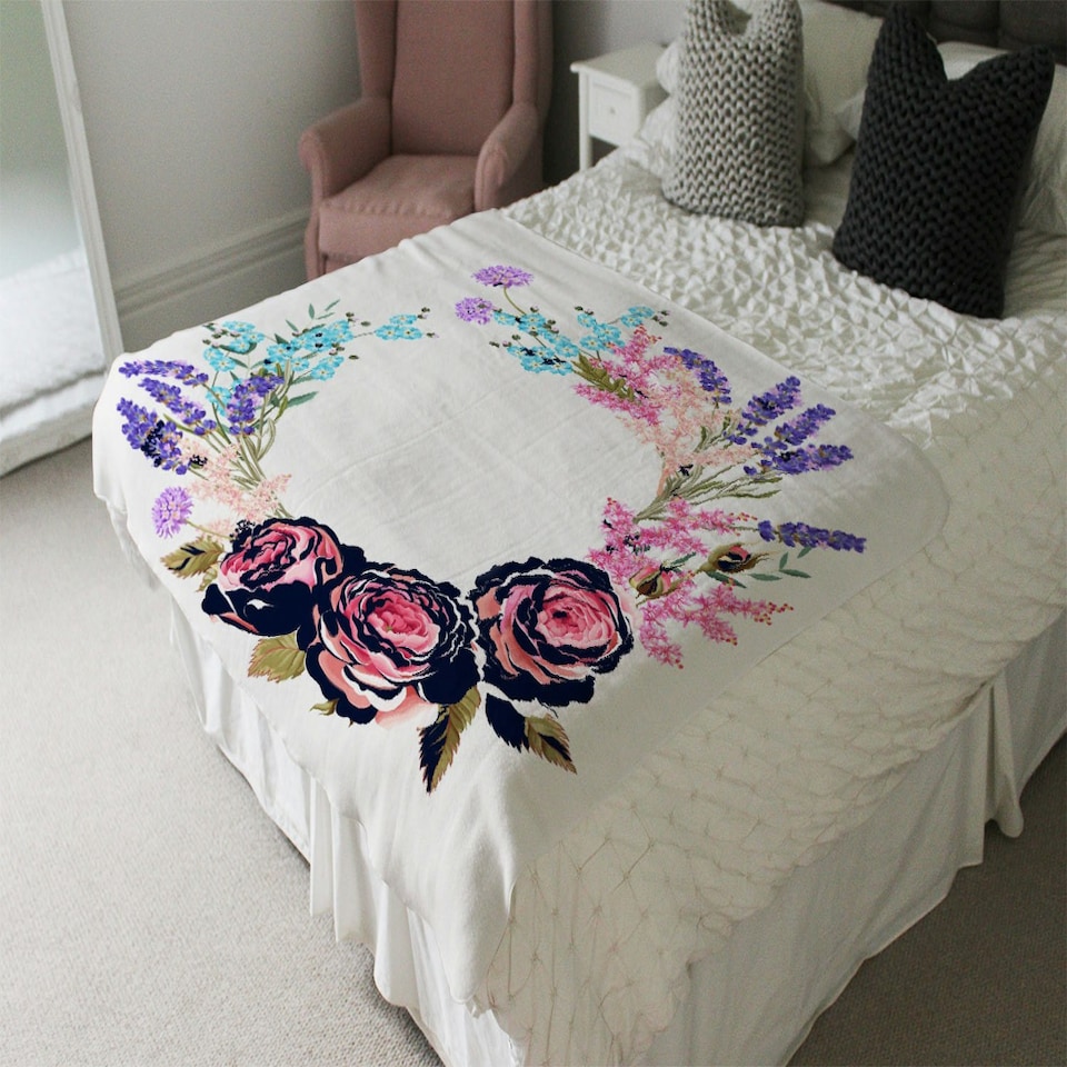 image 1 of Beautiful Reath (Blanket)
