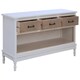 image 4 of Interiors By Premier Shaker Design 3 Drawer Cabinet, Elegant Slim Drawer Cabinet, Ample Storage Cupboard Drawer For Bedroom White