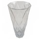 image 4 of Glass Vase Clear Chunky Ridged Glass Vase 35cm Botanik | White | 35