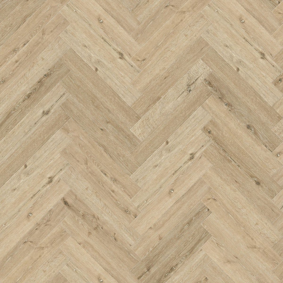 image 1 of Click LVT Flooring SPC 6.0mm NodSl Woodland Herringbone Wood Effect For Home & Contract Commercial Use | Brown | Brown | Planks per Pack:  16  | Coverage per Pack: 1.114m² | 1