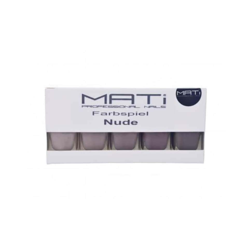 image 1 of Mati Professional Nails Gift Set Blue Ray 5 X 5ml Nail Polish