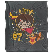 Harry Potter Chibi Harry Potter Blanket - Multicoloured - One Size