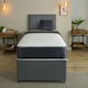 image 4 of Linear Cool Touch Hybrid Mattress - 20cm Deep, Soft Firmness | Grey | Double