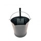 image 10 of Heavy Duty Steel Fireplace Coal Bucket Scuttle Hod with Shovel