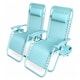 image 3 of Set of 2 Zero Gravity Reclining Foldable Garden Chairs Sun Loungers