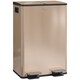 image 1 of HOMCOM Dual Kitchen Bin, 2 x 28L Stainless Steel Double Rubbish Bin with Soft Close Lid, Removable Inner Buckets, Fingerprint-Proof for Recycling and Waste, Gold Tone | Gold | 28L