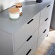 image 4 of Phoenix Chest Of 5 Drawers Bedroom Furniture Clothing Storage Organiser Unit | Grey