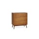 image 2 of Cherry Ash Wood Veneer Chest of Drawers - 3 Drawers